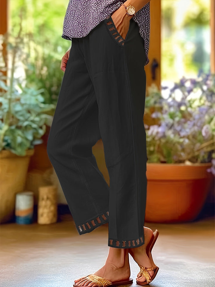 Wren™ Ontspannen Cropped Broek - Met Contrastafwerking