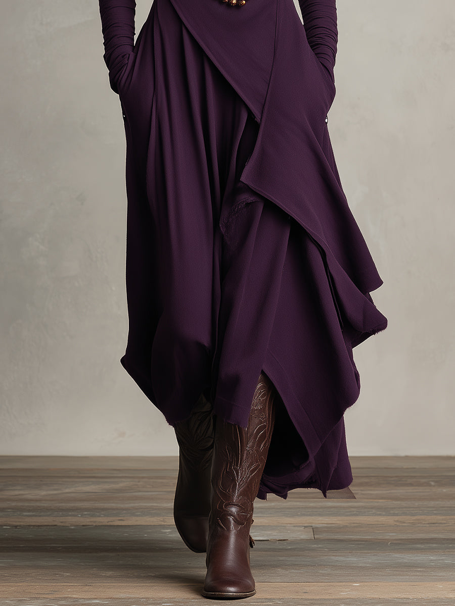Natalie - Elegante Draped Jurk