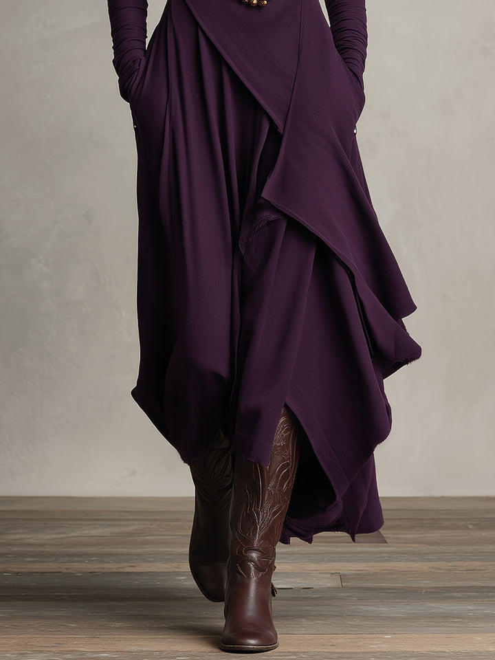 Natalie - Elegante Draped Jurk