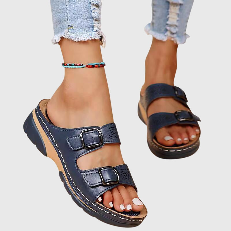 Olivia - Orthopedische Sandalen van Leer