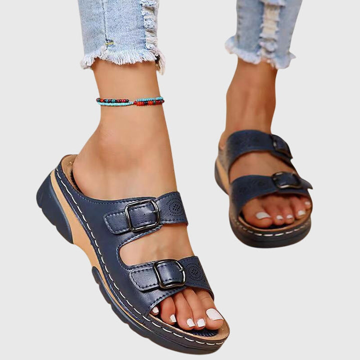Olivia - Orthopedische Sandalen van Leer