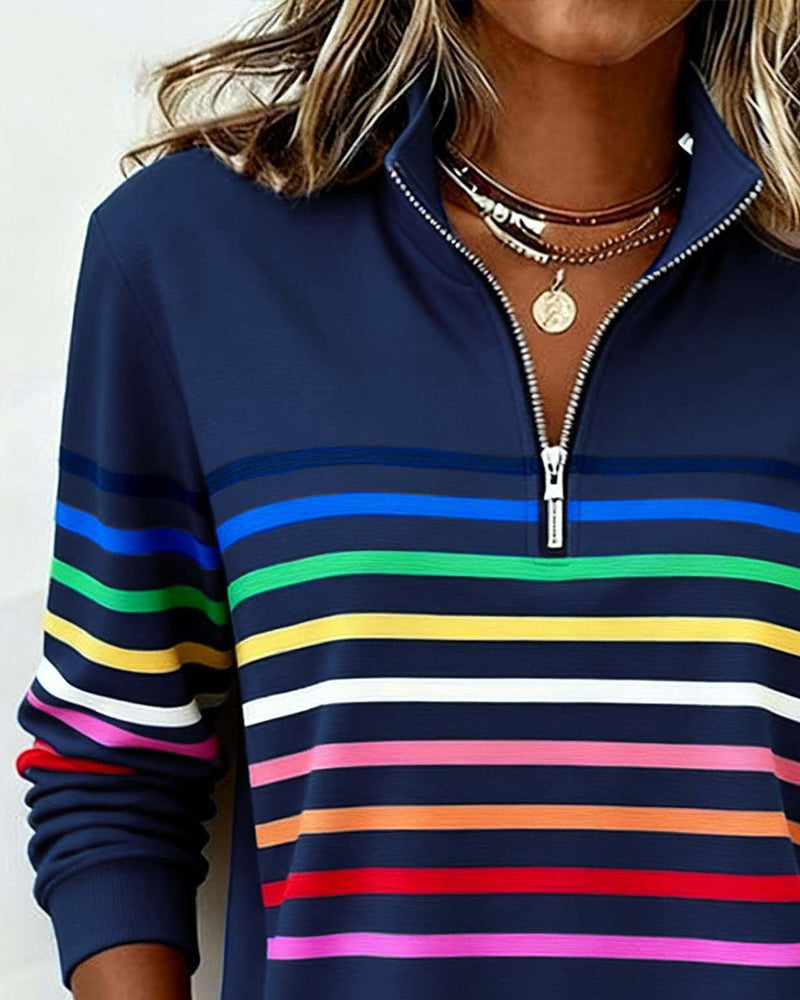 SANNE - Casual Sweater met Comfort en Kleurrijke Stijl voor Elke Dag