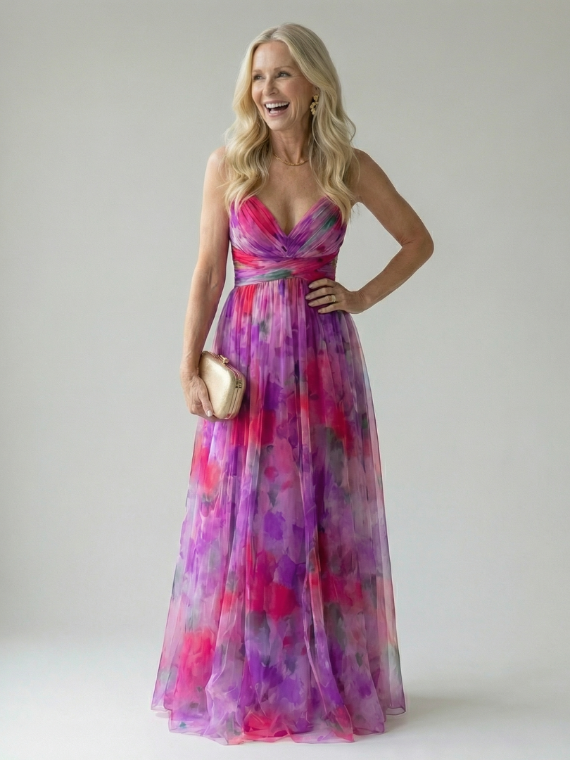 Isel - Zachte Wikkel Maxi Jurk
