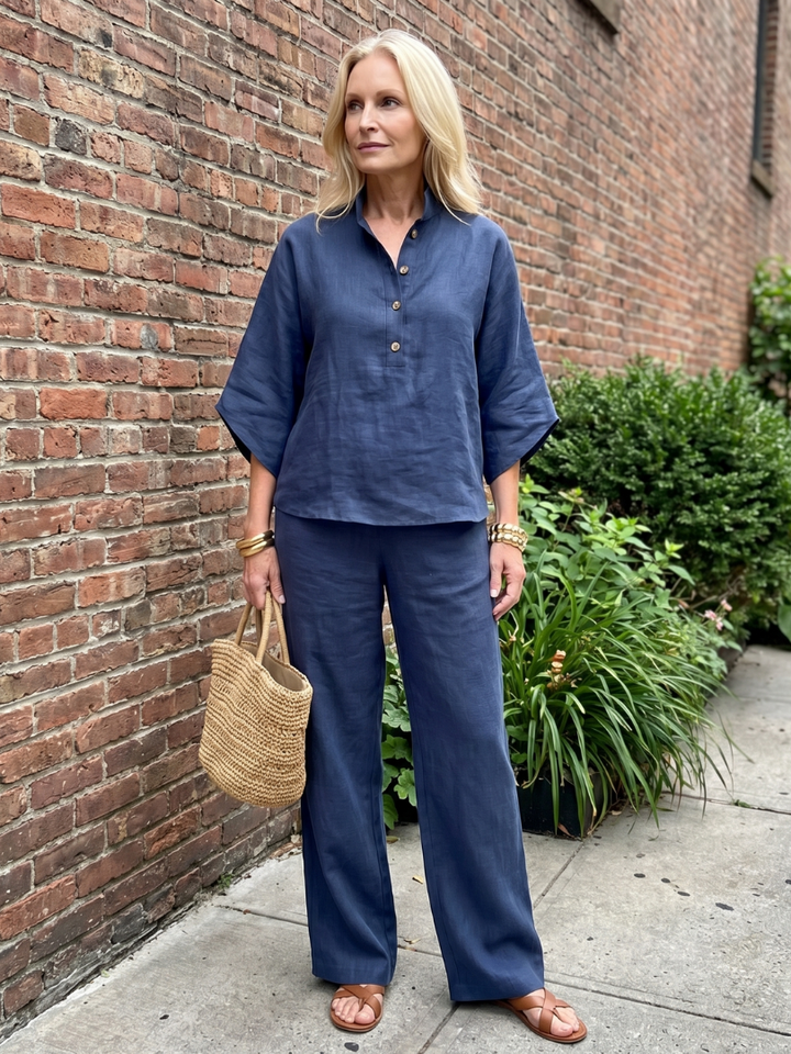 Amity - Knop Voor Relaxed Tuniek Broek Set