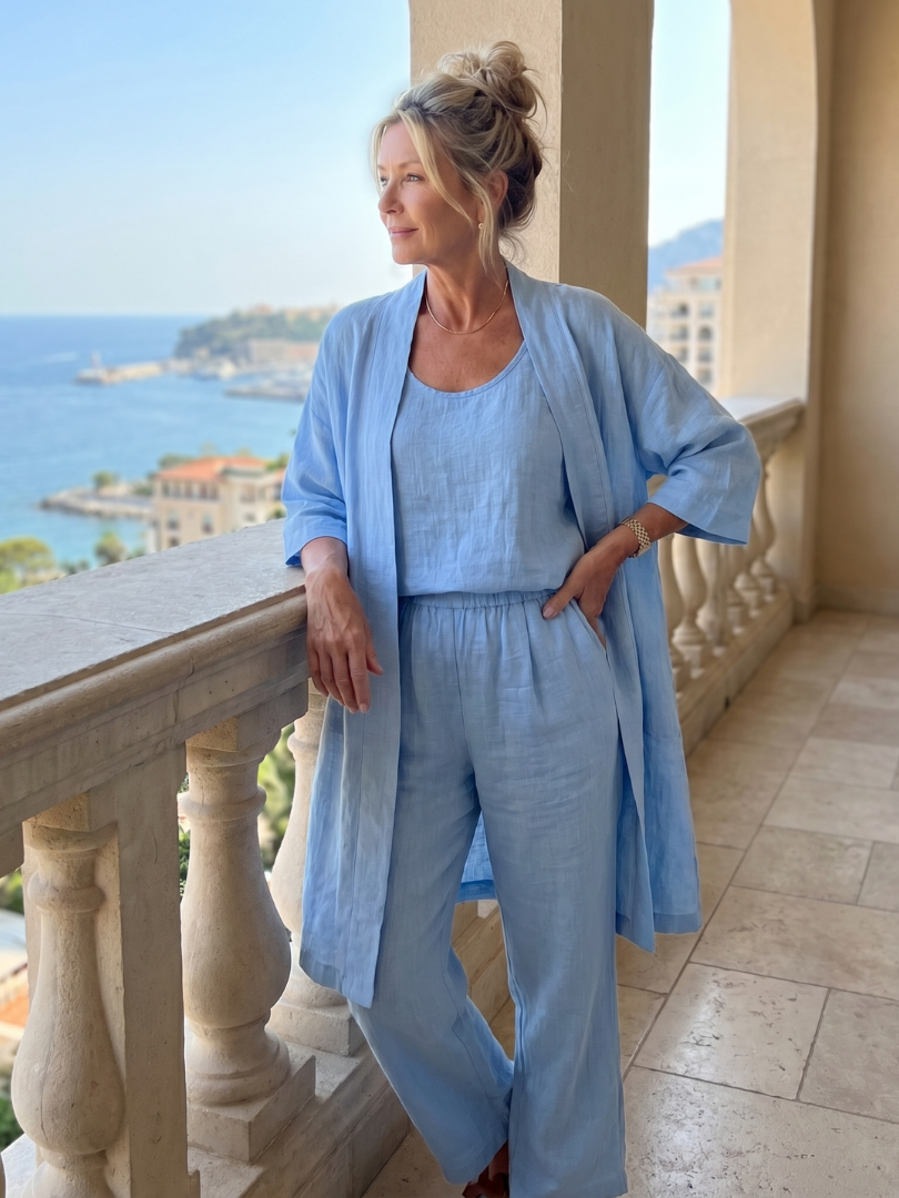 Yael - Drie-delige Relaxed Top Broek Set