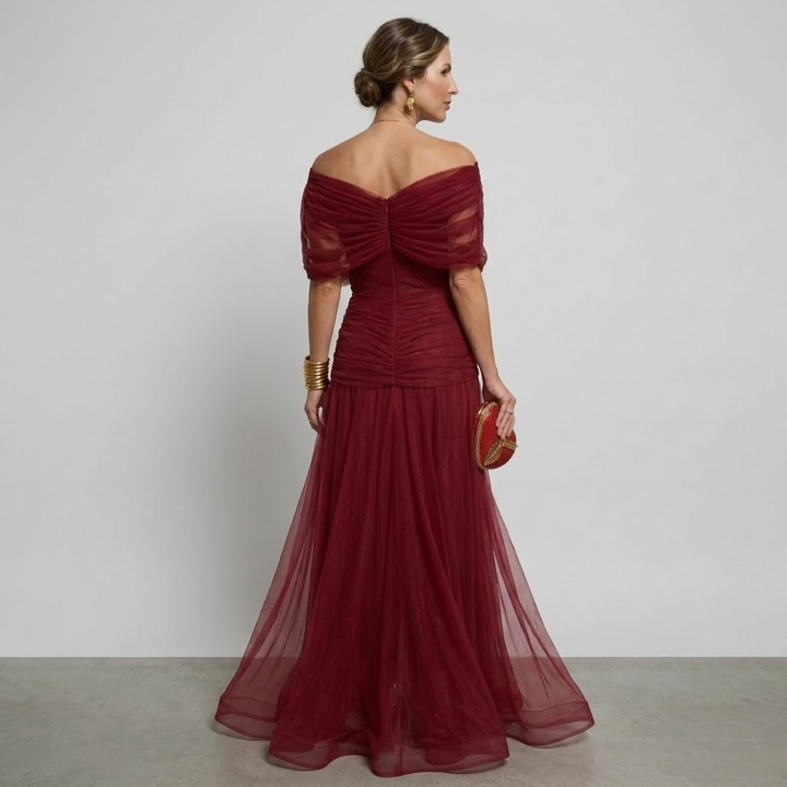 ISABELLA - Elegante Maxi Jurk met Flatterende Taille en Tijdloze Klasse