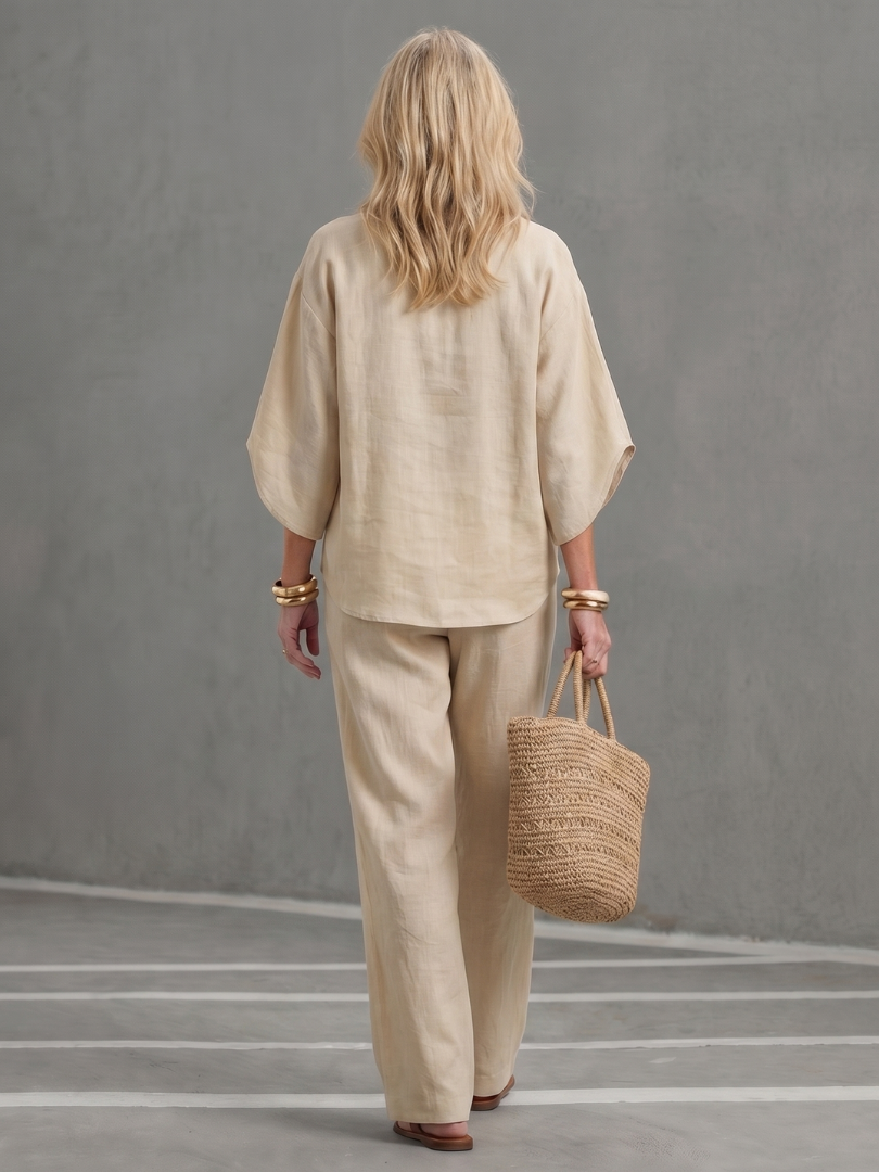 Amity - Knop Voor Relaxed Tuniek Broek Set