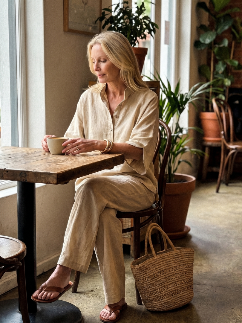 Amity - Knop Voor Relaxed Tuniek Broek Set