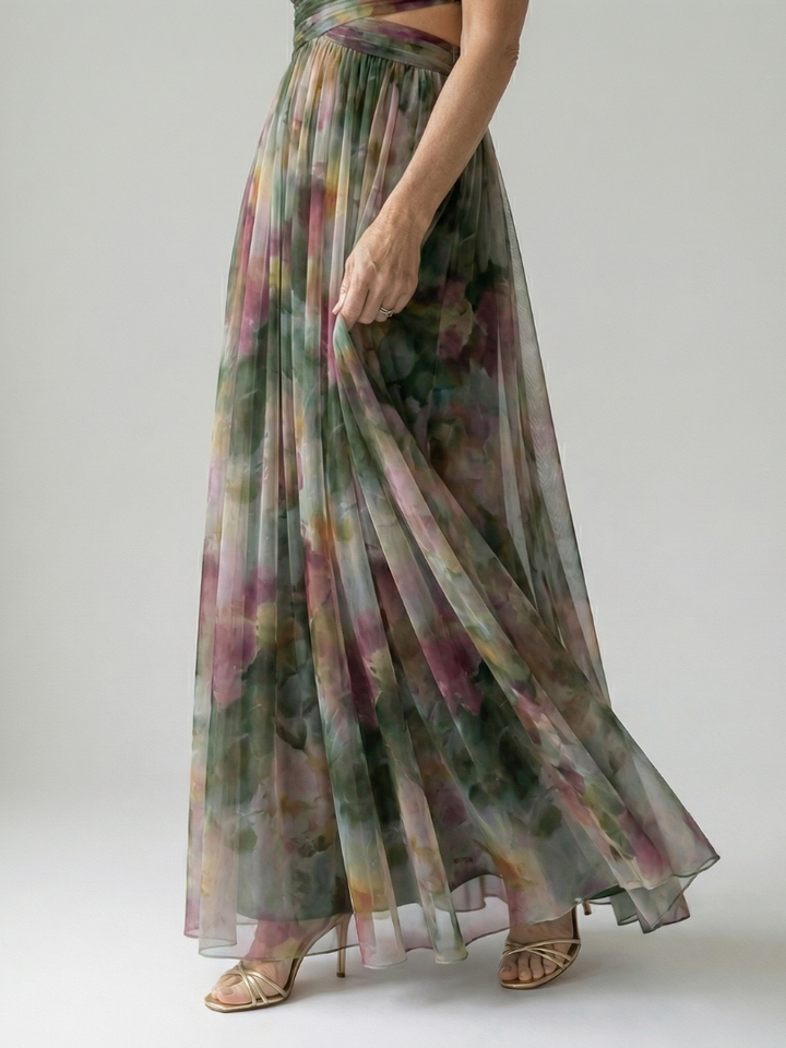 Isel - Zachte Wikkel Maxi Jurk