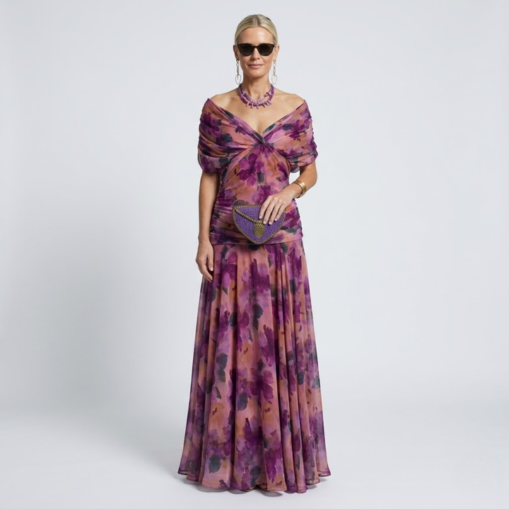 ISABELLA - Elegante Maxi Jurk met Flatterende Taille en Tijdloze Klasse