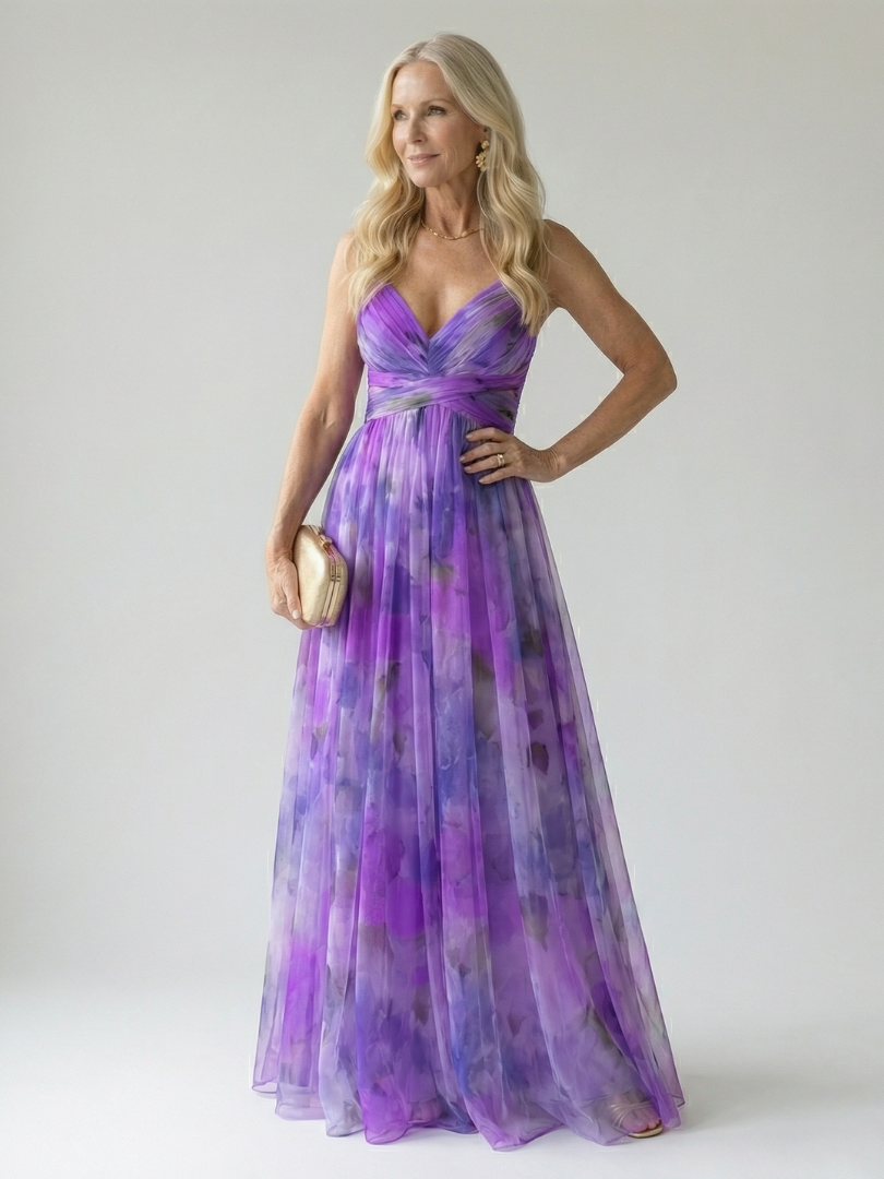 Isel - Zachte Wikkel Maxi Jurk