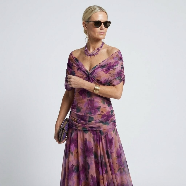 ISABELLA - Elegante Maxi Jurk met Flatterende Taille en Tijdloze Klasse