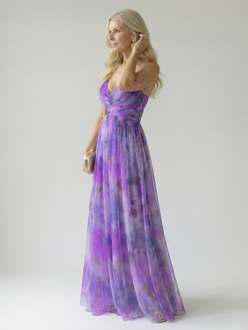 Isel - Zachte Wikkel Maxi Jurk