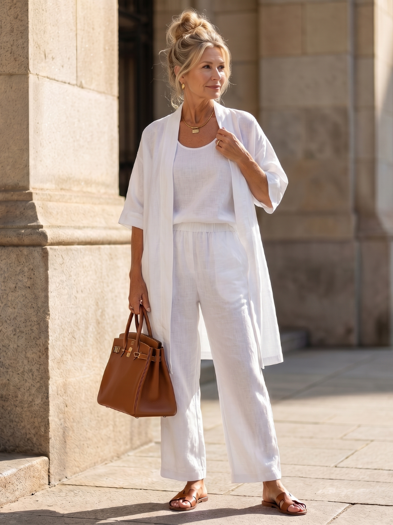 Yael - Drie-delige Relaxed Top Broek Set