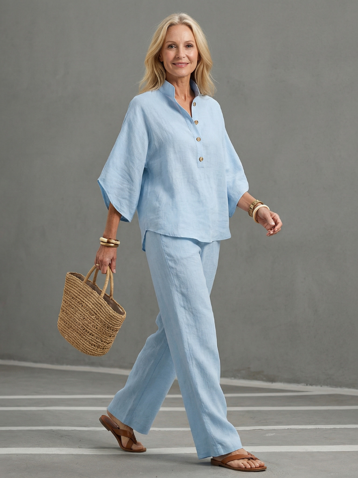 Amity - Knop Voor Relaxed Tuniek Broek Set