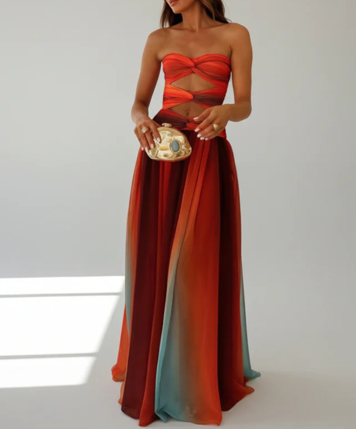 Lila - Elegante Maxi Jurk