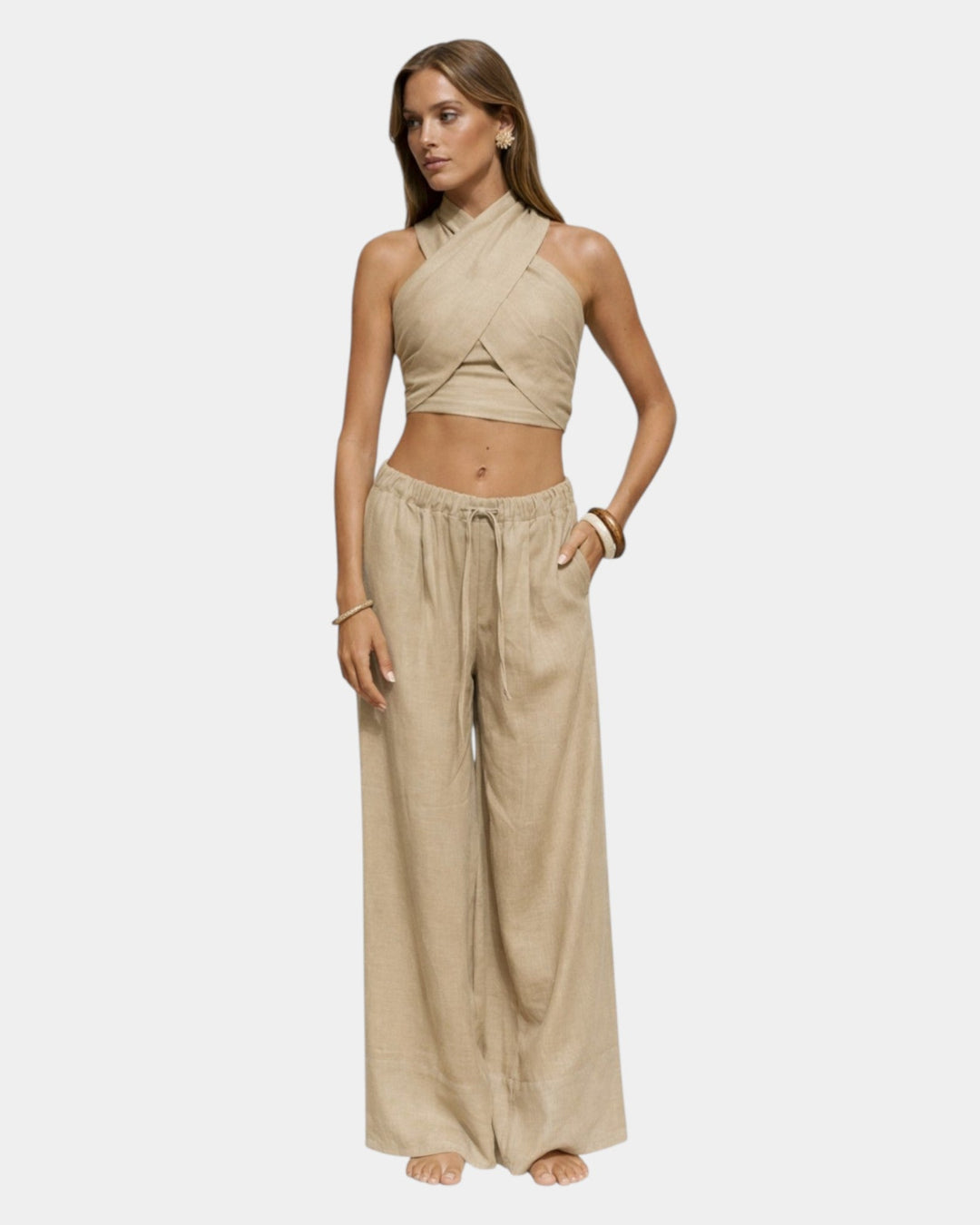 Louna  - Strapless set met halternek