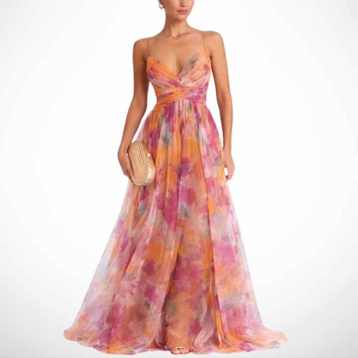 Harper - Maxi Jurk Elegante Bloemen
