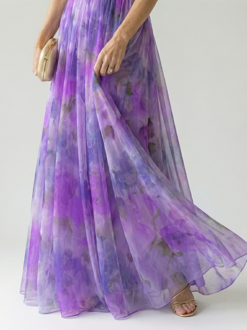 Isel - Zachte Wikkel Maxi Jurk
