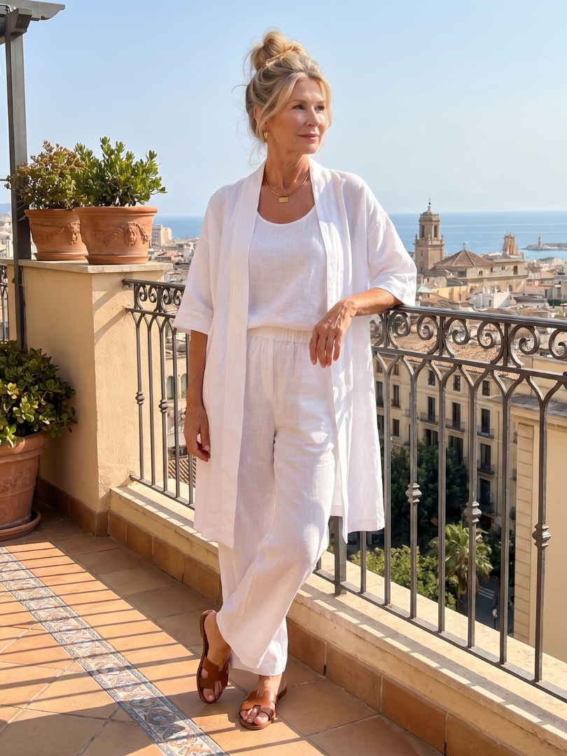 Yael - Drie-delige Relaxed Top Broek Set