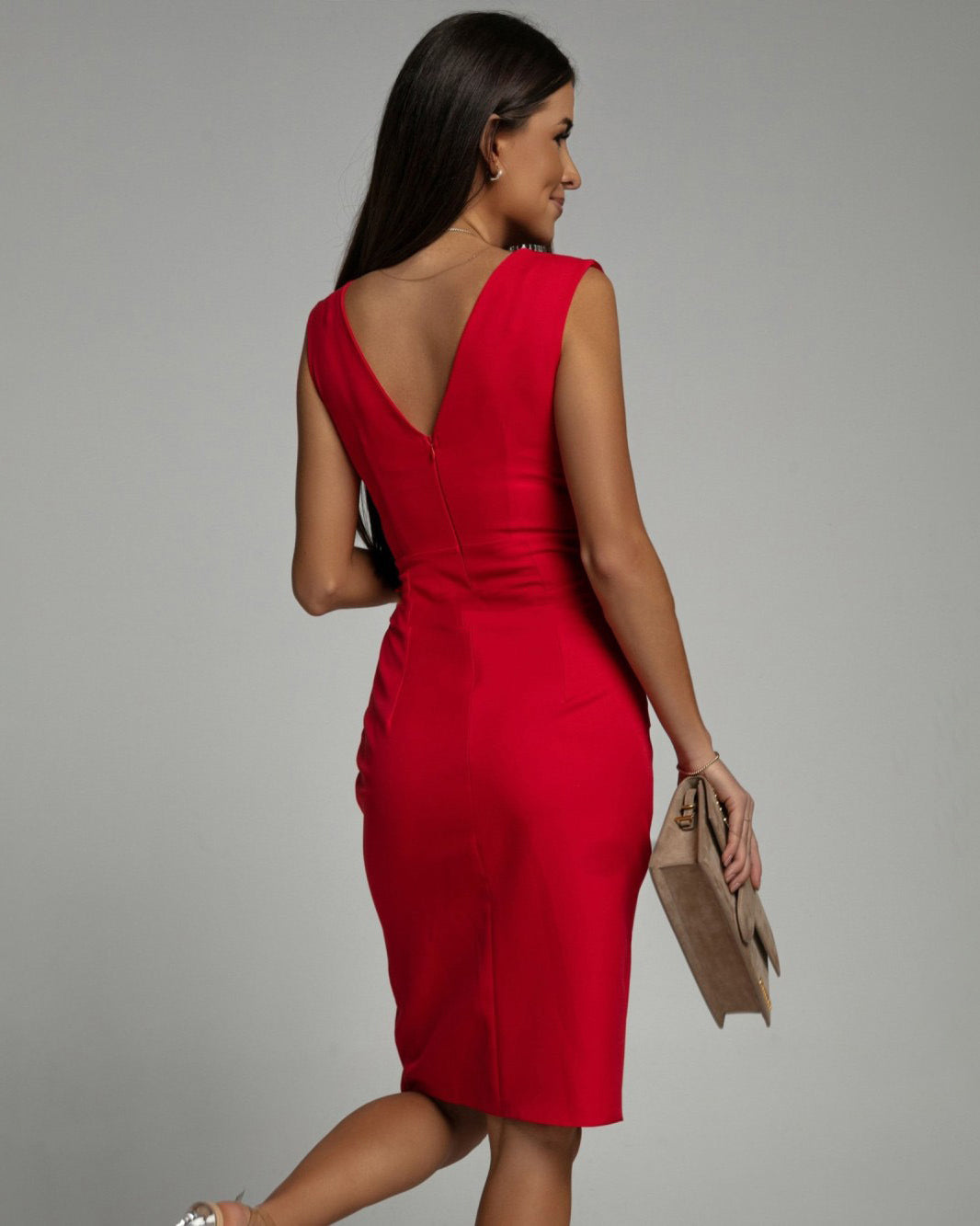 Daniela - Elegante Viscose Jurk met Split