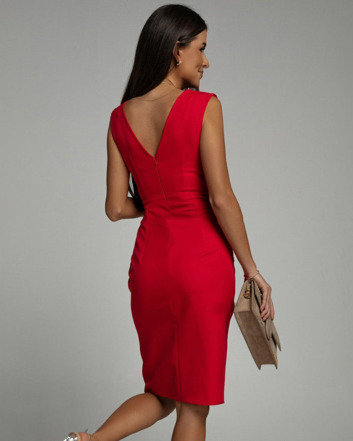 Daniela - Elegante Viscose Jurk met Split