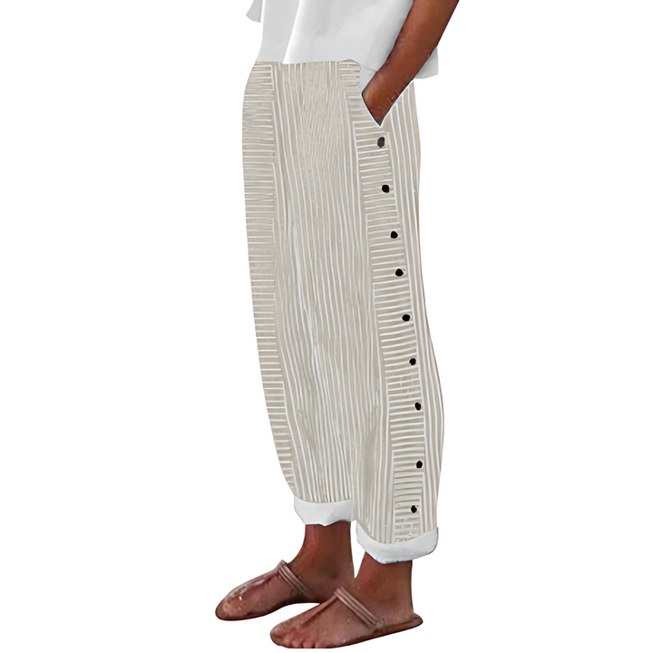 Dagny - Stijlvolle Zomer Gestreepte Broek