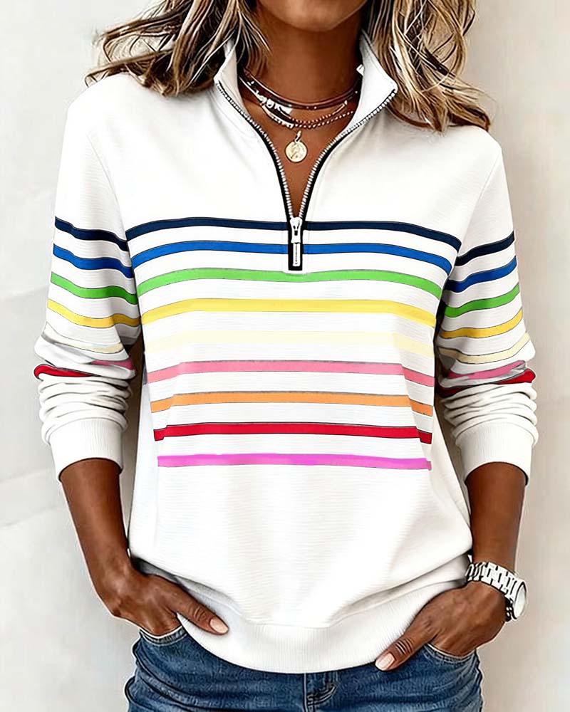 SANNE - Casual Sweater met Comfort en Kleurrijke Stijl voor Elke Dag