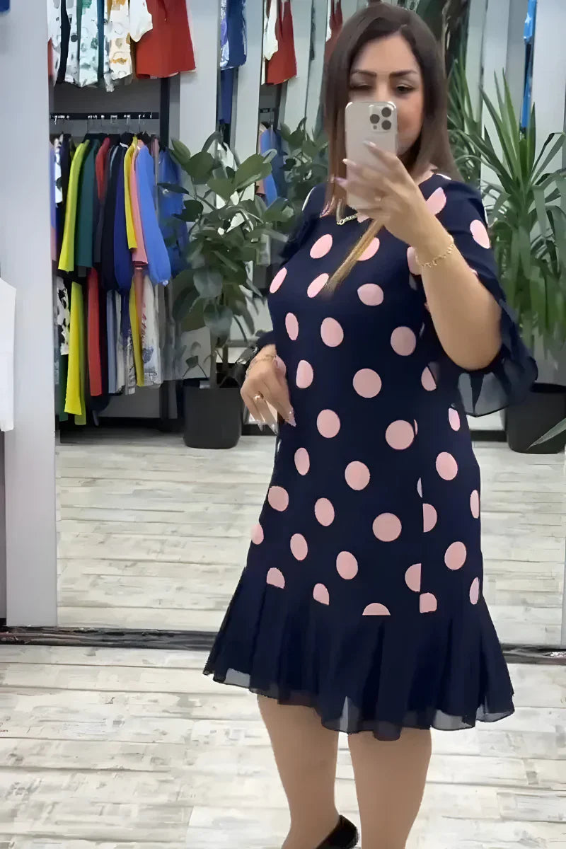 FLEUR™ - Elegante midi-jurk met flatterende pasvorm en tijdloze stijl