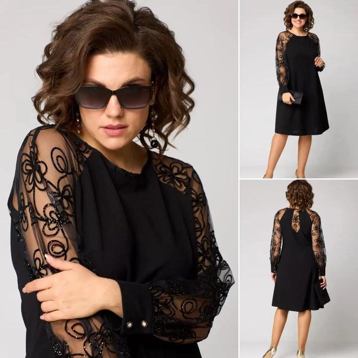 Regina - Klassieke midi-jurk voor speciale gelegenheden