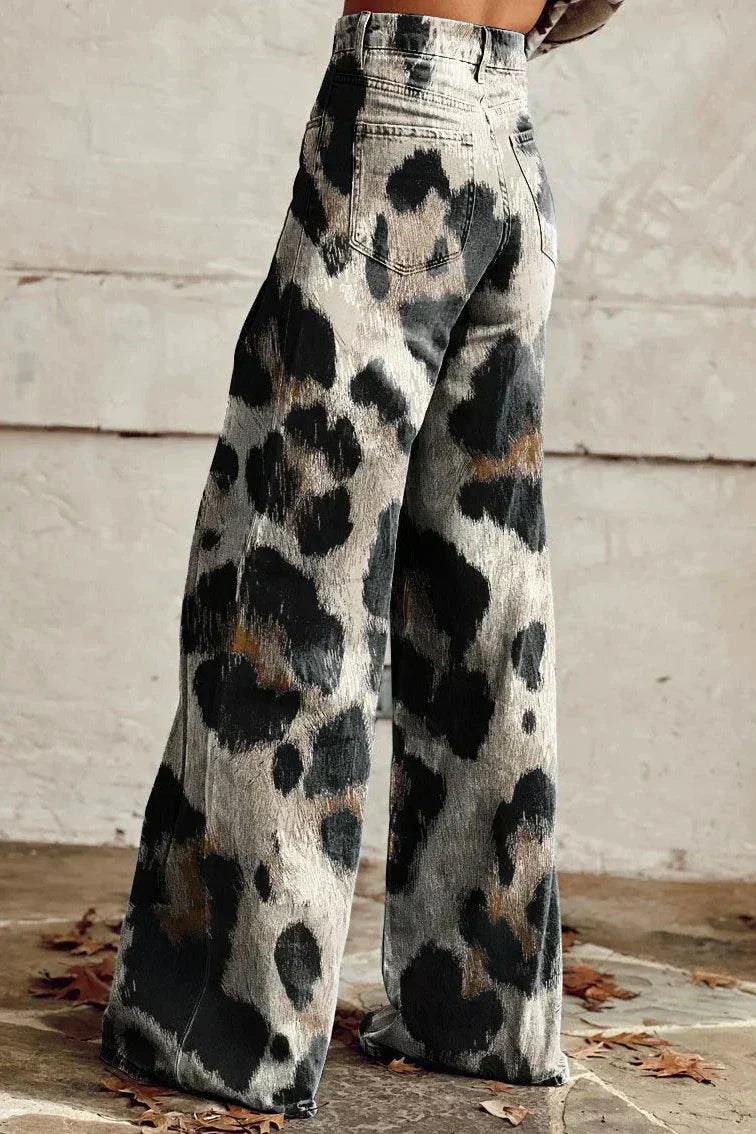 Cheetah - Boho Vintage Broek met Chic Print