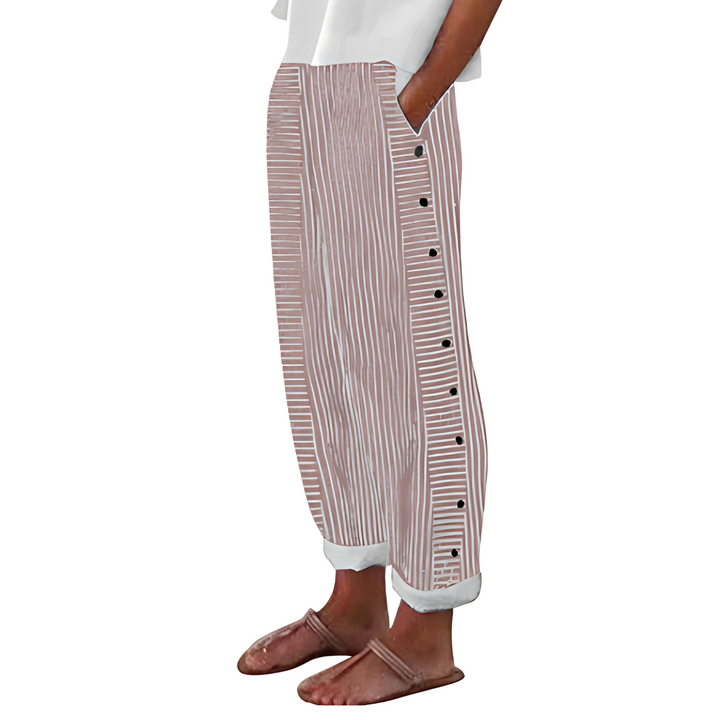 Dagny - Stijlvolle Zomer Gestreepte Broek
