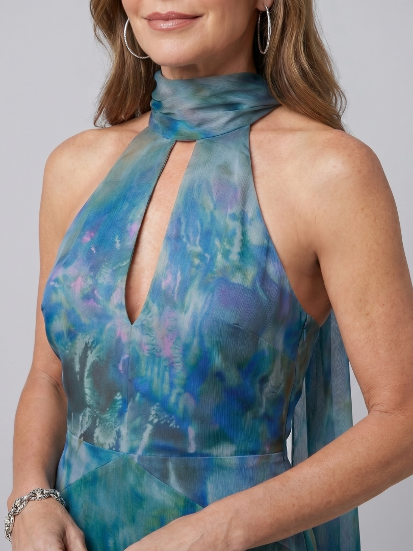 Juniper - Sleevless Maxi Jurk met Halternek