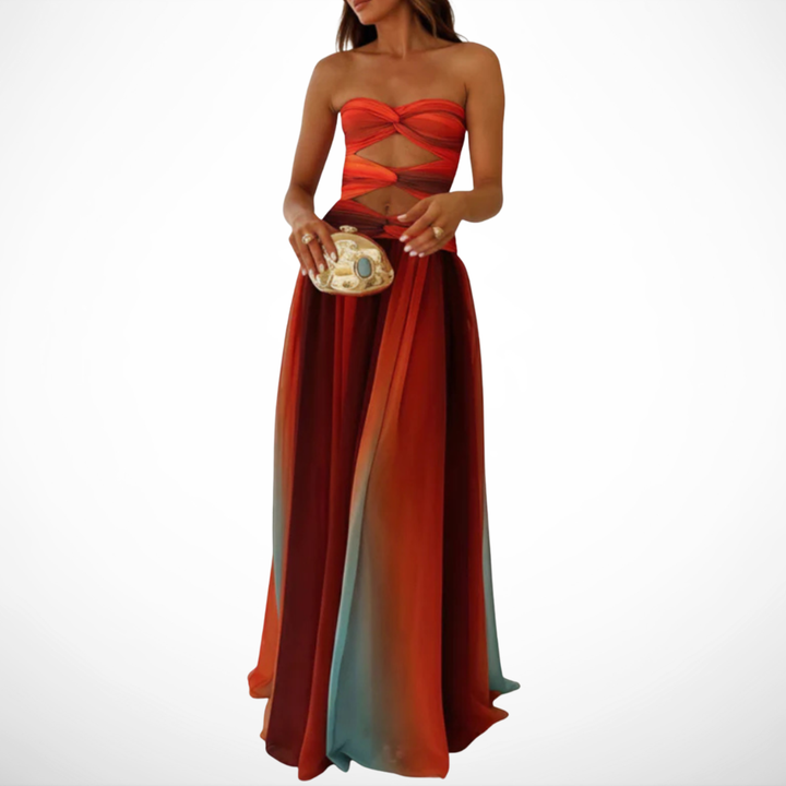 Lila - Elegante Maxi Jurk