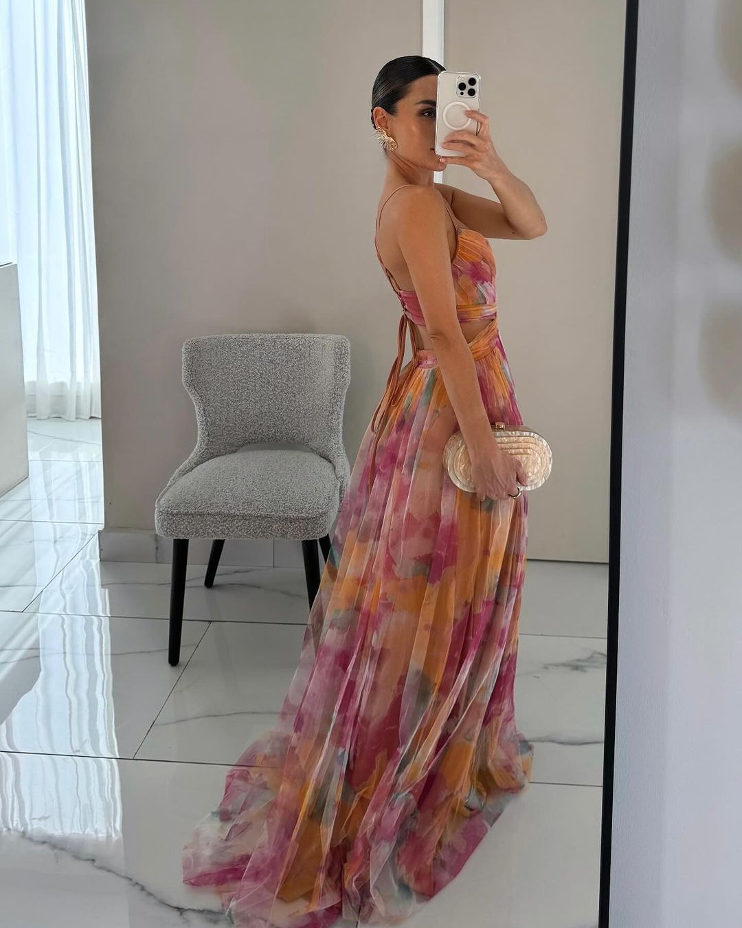 Harper - Maxi Jurk Elegante Bloemen