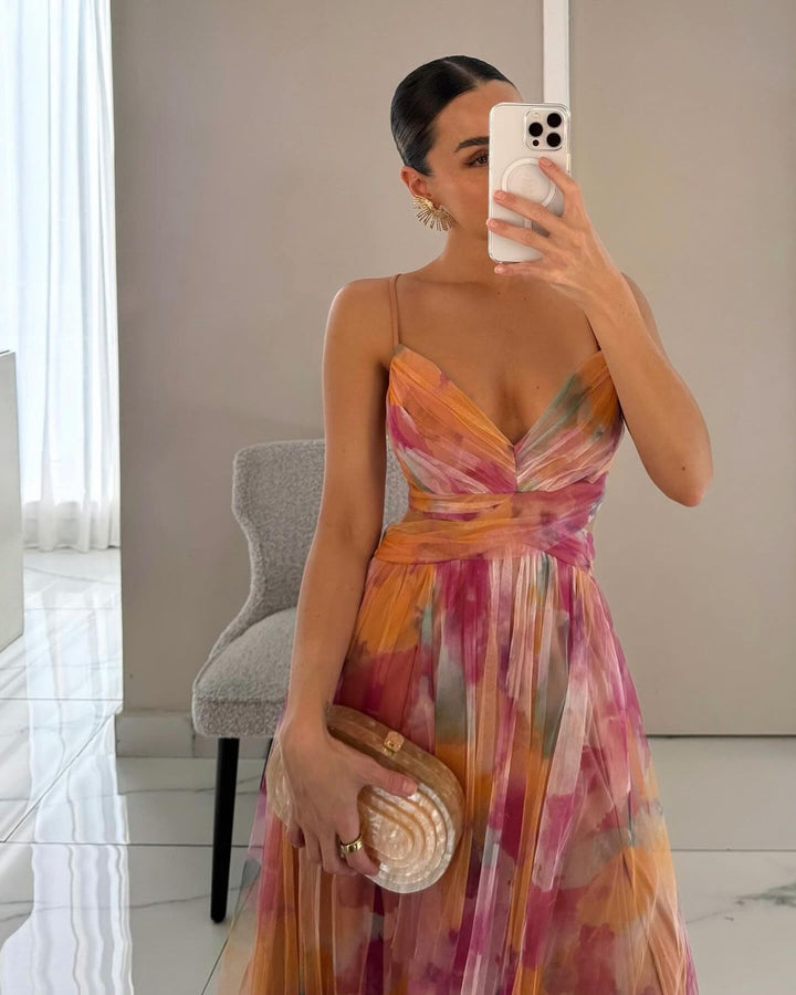 Harper - Maxi Jurk Elegante Bloemen