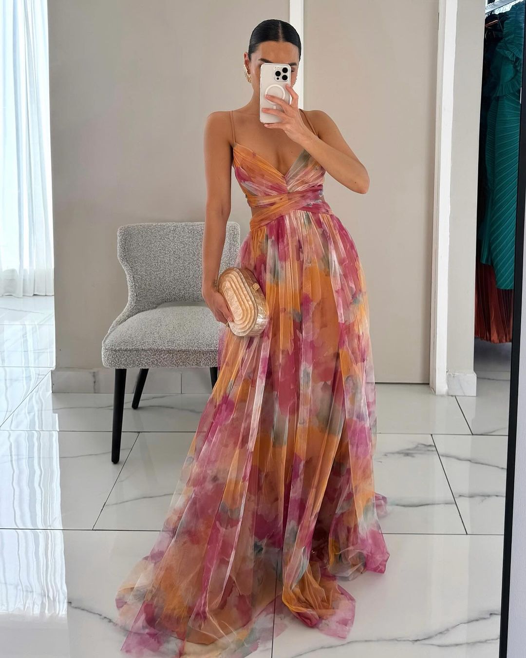 Harper - Maxi Jurk Elegante Bloemen