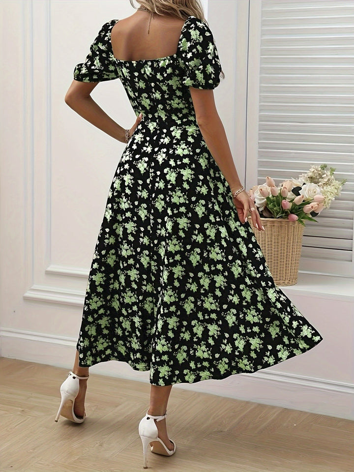 Nina - Elegante Bloemenjurk