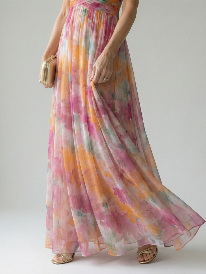 Isel - Zachte Wikkel Maxi Jurk