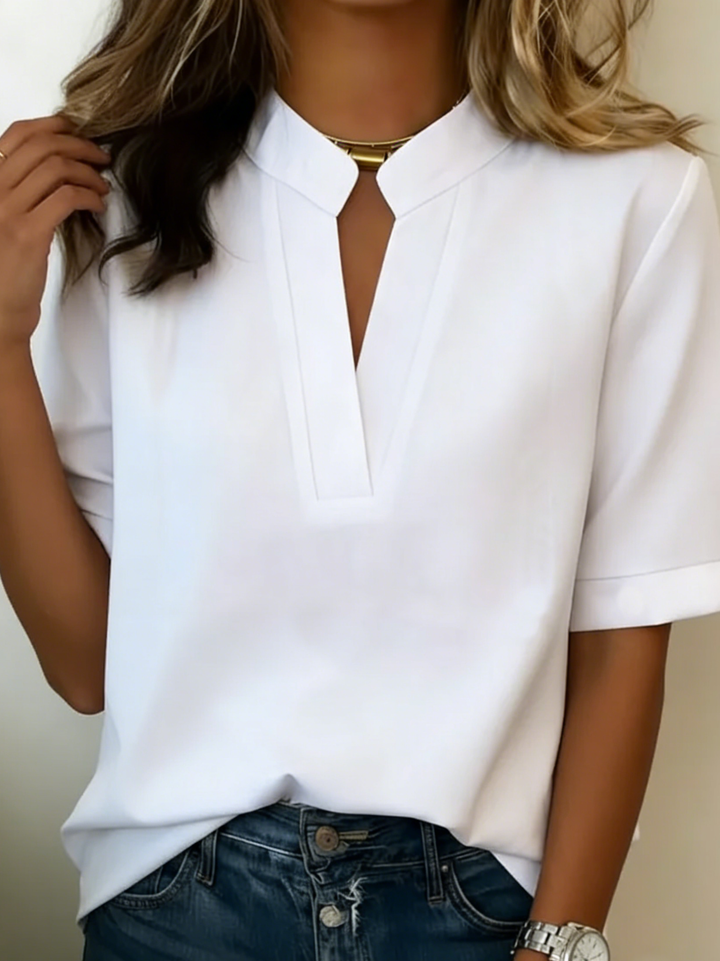 Elise - Elegante blouse met verfijnde kraag