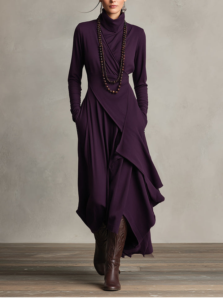 Natalie - Elegante Draped Jurk