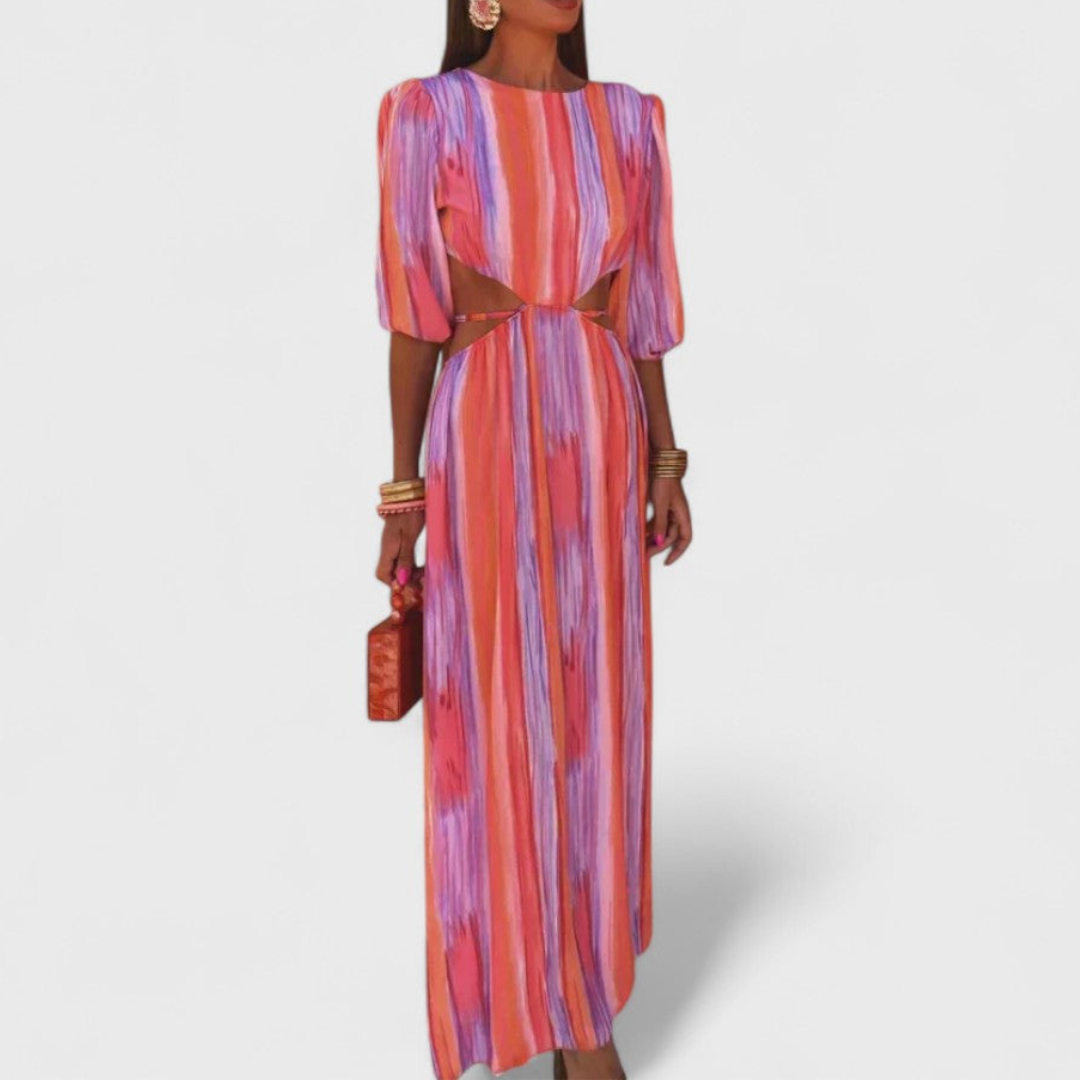 Madeline - Maxi Jurk Glans