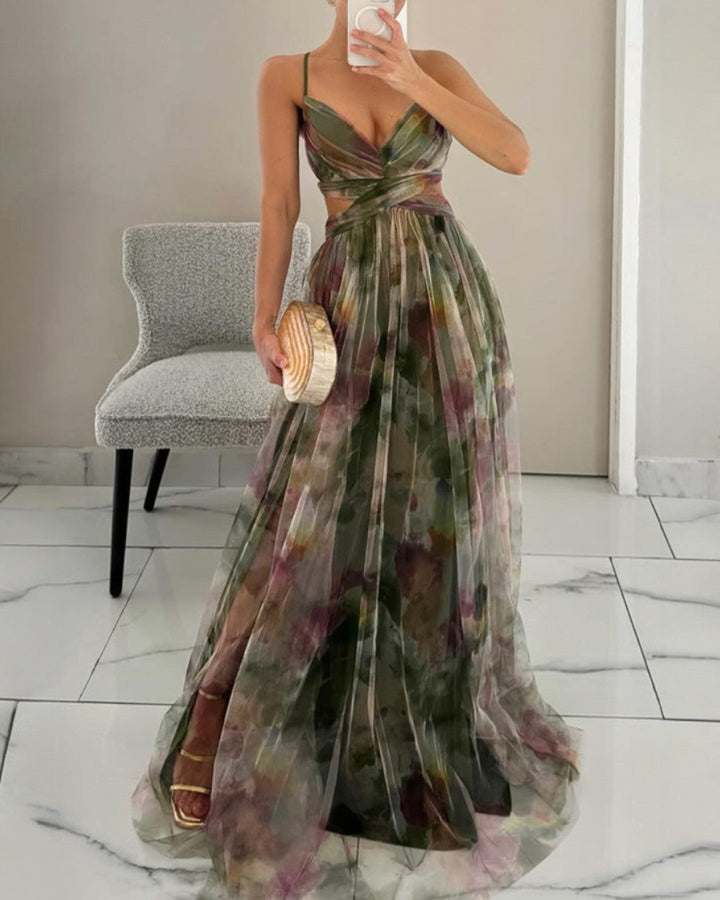 Harper - Maxi Jurk Elegante Bloemen