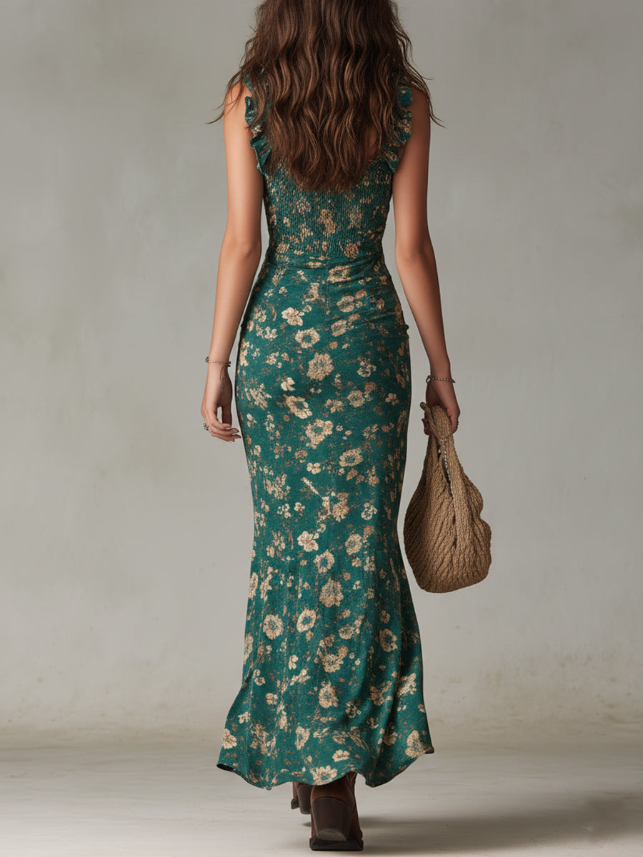 Adeline - Elegante Boheemse Splitjurk