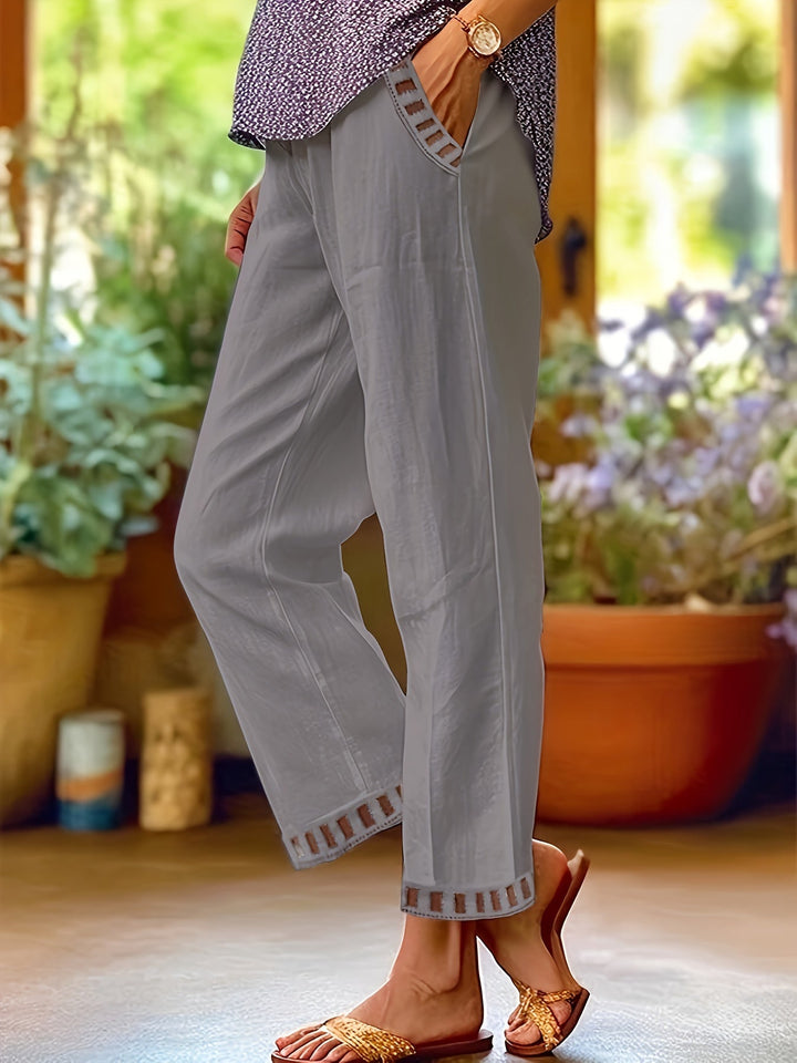 Wren™ Ontspannen Cropped Broek - Met Contrastafwerking