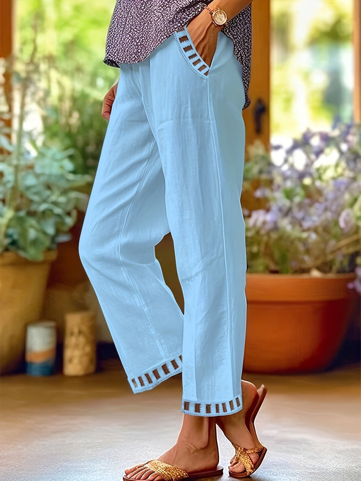 Wren™ Ontspannen Cropped Broek - Met Contrastafwerking