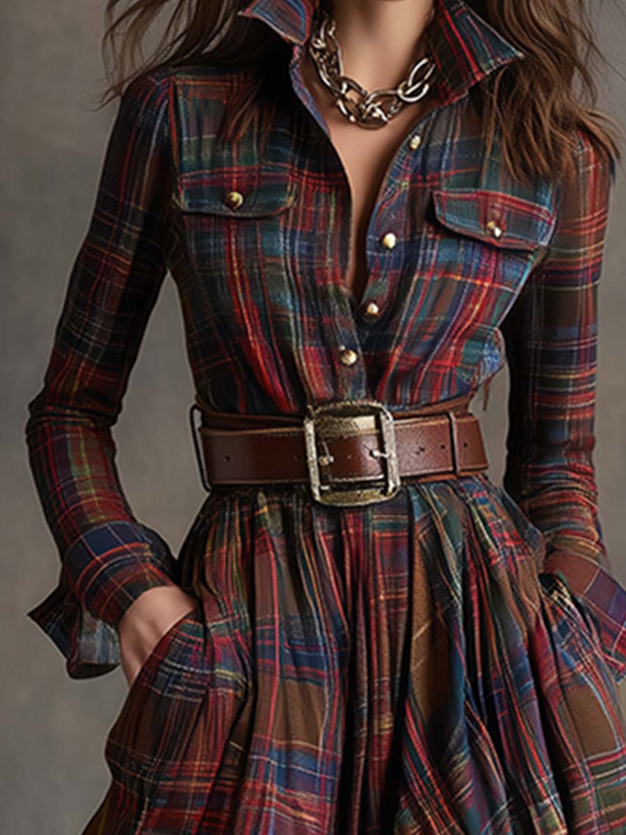 Scarlett - Jurk Met Ceintuur