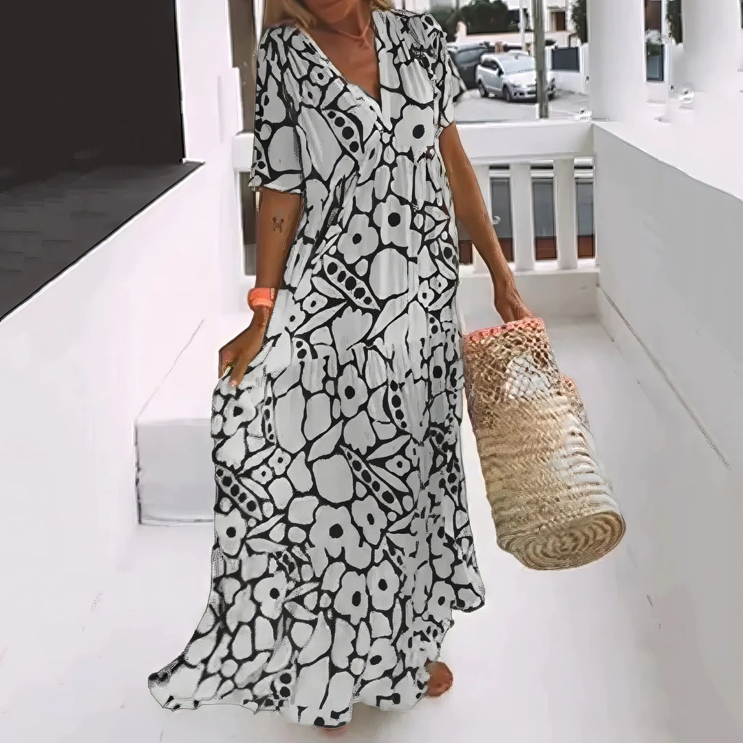 Bianca - Maxi Jurk Natuurlijke Elegantie