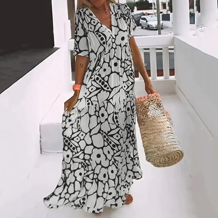 Bianca - Maxi Jurk Natuurlijke Elegantie