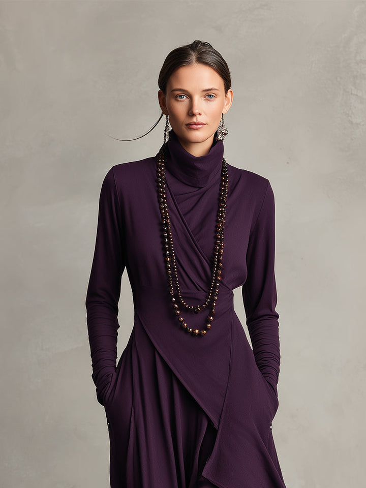 Natalie - Elegante Draped Jurk